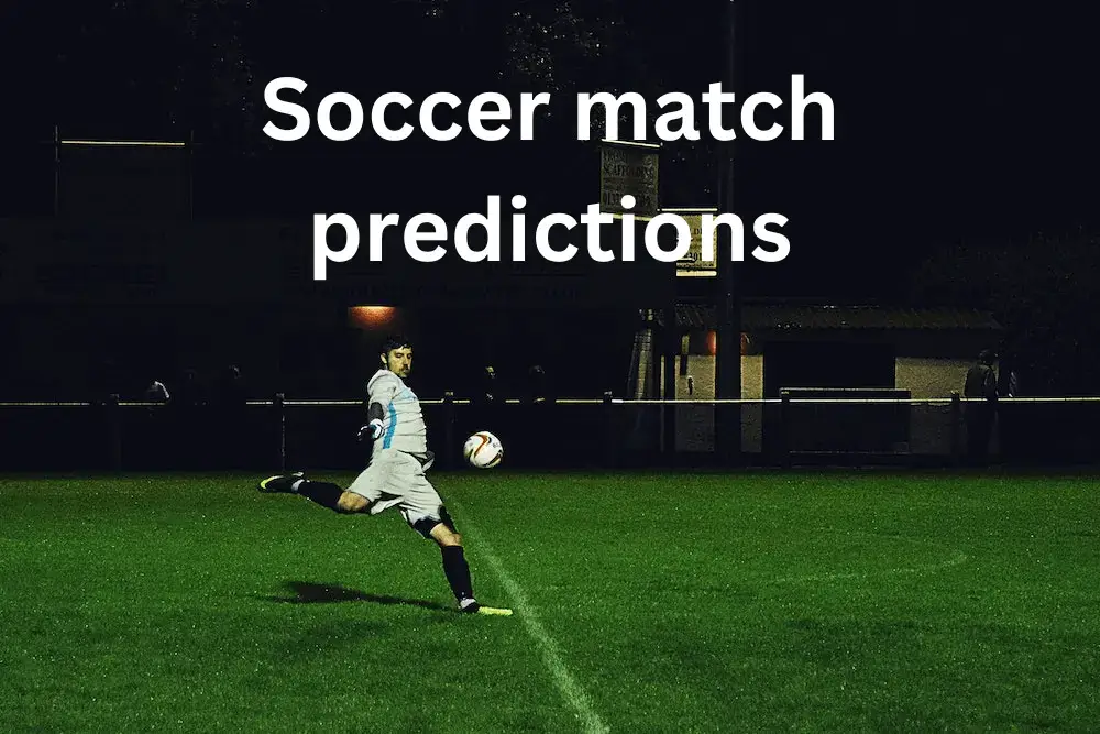Soccer match predictions